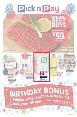Pick N Pay Western Cape : Birthday (4 Mar - 9 Mar 2014), page 1