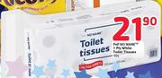 PnP No Name 1 Ply White Toilet Tissues-10's