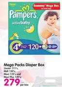 Mega Packs Diaper Box-Per Box