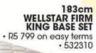 Sealy 183cm Wellstar Firm King Base Set