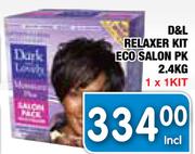 D&L Relaxer Kit Eco Salon PK 2.4kg-Per Kit