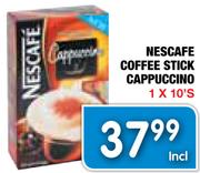 Nescafe Coffee Stick Cappuccino-1X10's