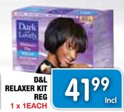 D&L Relaxer Kit Reg-1x1Each