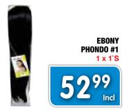 Ebony Phondo#1-Each