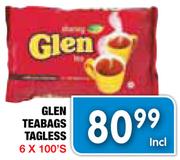 Glen Teabags Tagless-6x100's