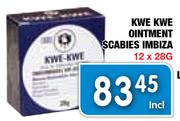 Kwe Kwe Ointment Scabies Imbiza-12x28g