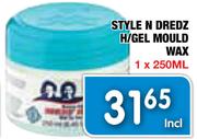 Style N Dredz H/Gel Mould Wax-1x250ml