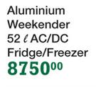 National Luna Aluminium Weekender 52L AC/DC Fridge/Freezer