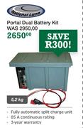 National Luna 5.2kg Portal Dual Battery Kit
