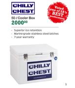 Chilly Chest 50L Cooler Box