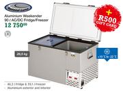 National Luna Aluminium Weekender 90L AC/DC Fridge/Freezer