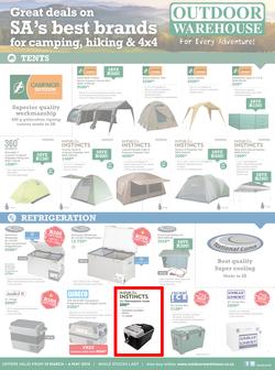 Outdoor Warehouse : Great Deals (13 Mar - 4 May 2014), page 1