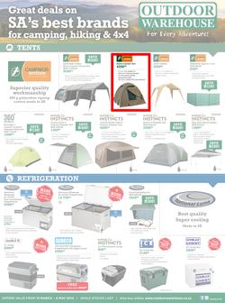 Outdoor Warehouse : Great Deals (13 Mar - 4 May 2014), page 1