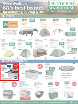 Outdoor Warehouse : Great Deals (13 Mar - 4 May 2014), page 1