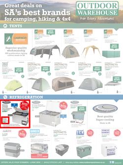 Outdoor Warehouse : Great Deals (13 Mar - 4 May 2014), page 1