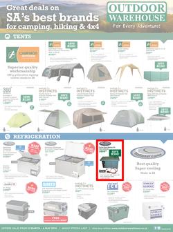 Outdoor Warehouse : Great Deals (13 Mar - 4 May 2014), page 1