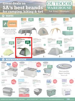 Outdoor Warehouse : Great Deals (13 Mar - 4 May 2014), page 1