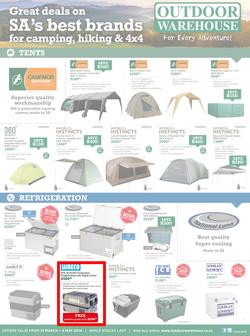 Outdoor Warehouse : Great Deals (13 Mar - 4 May 2014), page 1
