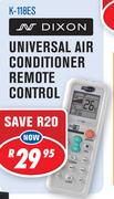 Dixon Universal Air Conditioner Remote Control K-118ES