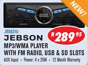 Jebson MP3/WMA Player With FM Radio, USB & SD Slots JB5631U