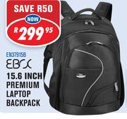 Ebox 15.6 Inch Premium Laptop Backpack EN37915B