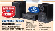 Dixon Digital Amplifier With USB/SD Slots & 2 Speakers