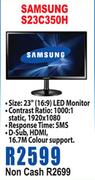 Samsung 23" (16:9) LED Monitor S23C350H
