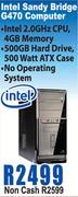 Intel Sandy Bridge G470 Computer