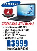 Samsung 270E5E-K05 Ativ Book 2