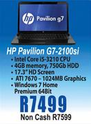 HP Pavillion G7-2100si