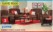 Gomma Gomma Everest 3 Piece Lounge Suite