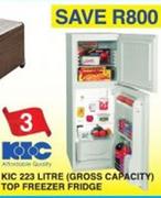 KIC 223L Gross Capacity Top Freezer Fridge