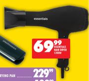 Essentials 1200W Hair Dryer
