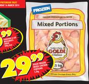 Goldi Frozen Mixed Chicken Portions-1.5kg