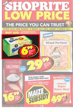 Shoprite Gauteng : (10 Mar - 23 Mar 2014), page 1