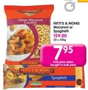 Fatti's & Monis Macaroni Or Spaghetti-500g