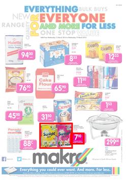 Makro Bloemfontein : Food (12 Mar - 19 Mar 2014), page 1
