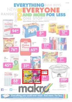 Makro Bloemfontein : Food (12 Mar - 19 Mar 2014), page 1