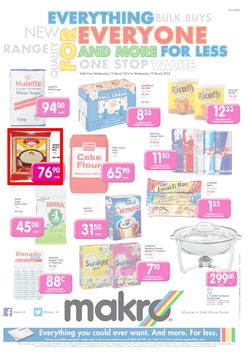 Makro Bloemfontein : Food (12 Mar - 19 Mar 2014), page 1