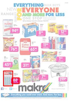 Makro Bloemfontein : Food (12 Mar - 19 Mar 2014), page 1