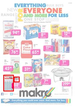 Makro Bloemfontein : Food (12 Mar - 19 Mar 2014), page 1