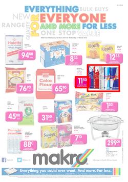 Makro Bloemfontein : Food (12 Mar - 19 Mar 2014), page 1