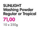 Sunlight Washing Powder Regular or Tropical-10 x 250gm