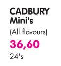 Cadbury Mini's(All Flavours)-24's