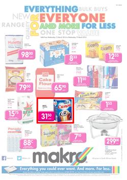 Makro Port Elizabeth : Food (12 Mar - 19 Mar 2014), page 1