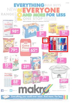Makro Port Elizabeth : Food (12 Mar - 19 Mar 2014), page 1