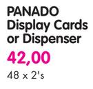 Panado Display Cards Or Dispenser-48x2's