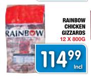 Rainbow Chicken Gizzards-12 x 800g