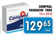 Compral Headache Tabs-12 x 24's