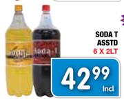 Soda T Asstd-6 x 2L